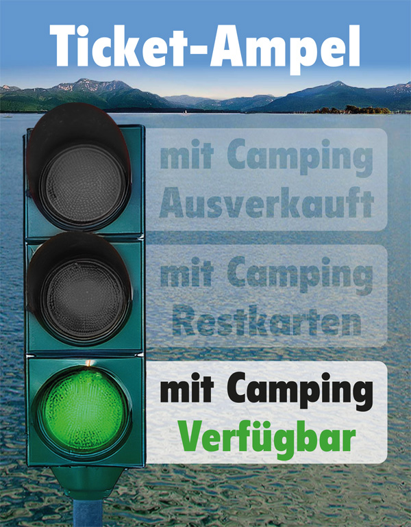 Ticket mit Camping - Verfügbar